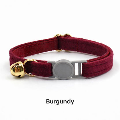 Safety Velvet Cat Collars