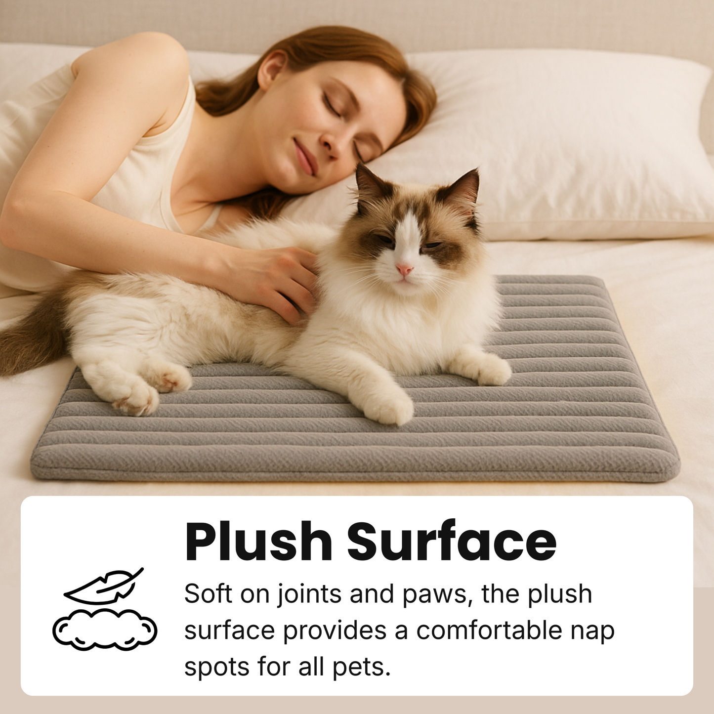 Self-Warming Pet Mat for Dogs & Cats