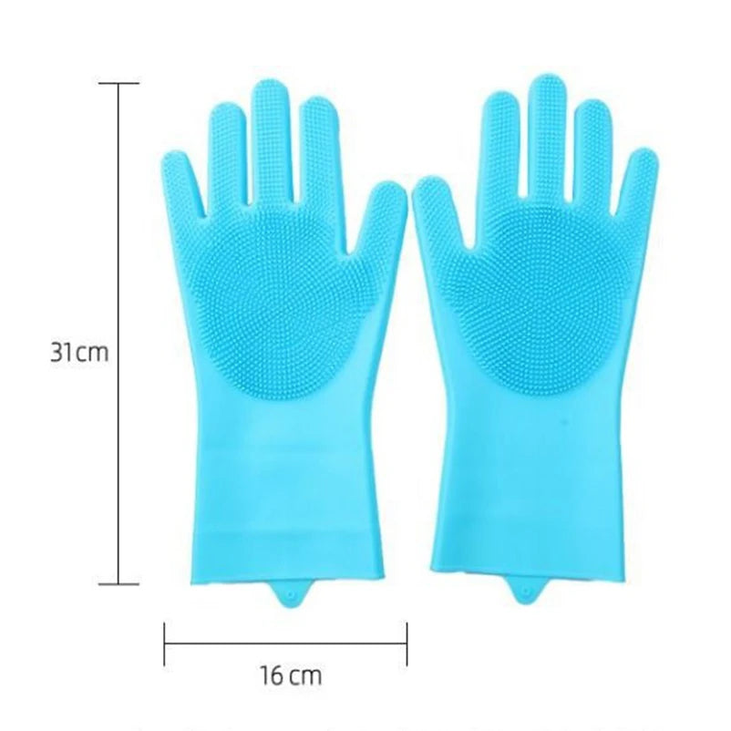 Silicone Pet Bath Gloves