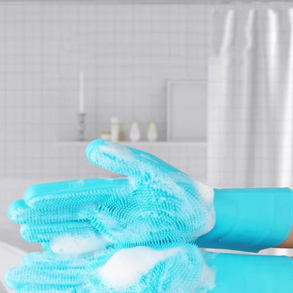 Silicone Pet Bath Gloves