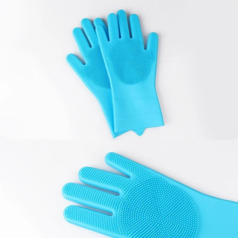 Silicone Pet Bath Gloves