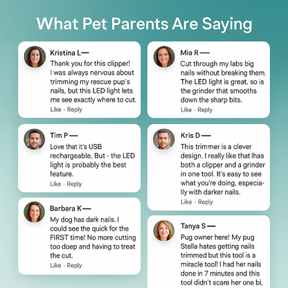 2-IN-1 LED Pet Nail Clippers