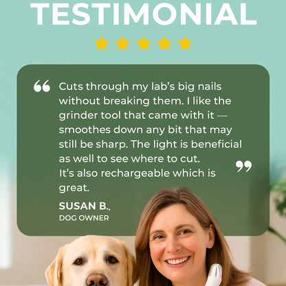 2-IN-1 LED Pet Nail Clippers