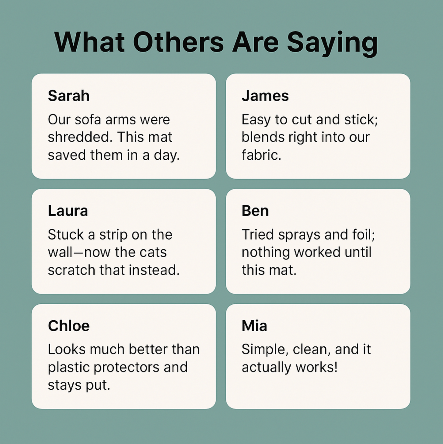 CouchCare Scratch Mat